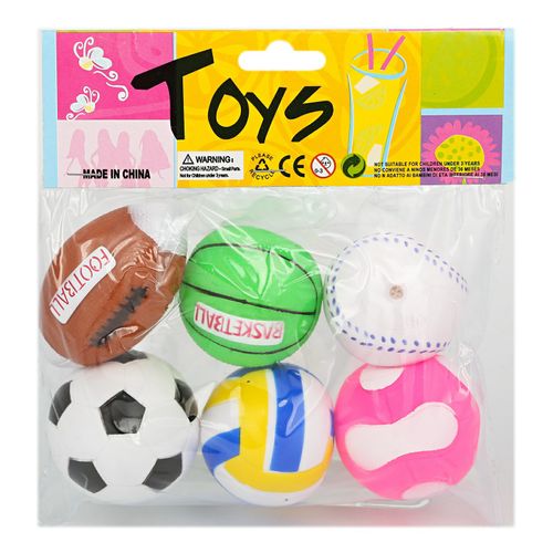 Набор игрушек для ванной Toys Neo 6 мячей с 3 лет