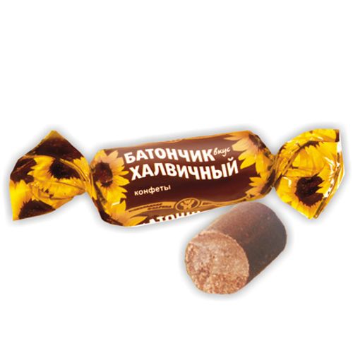 Конфеты Новосибирская шоколадная фабрика батончик халвичный