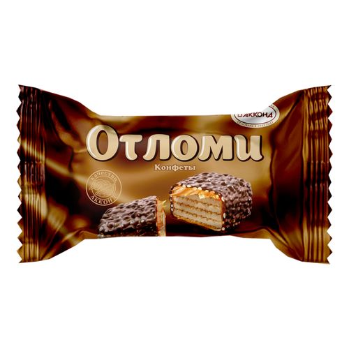 Конфеты шоколадные Акконд Отломи вафельные ~1 кг