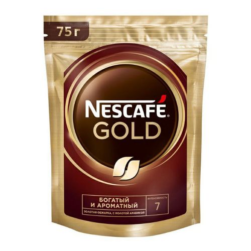 Кофе Nescafe Gold молотый в растворимом 75 г