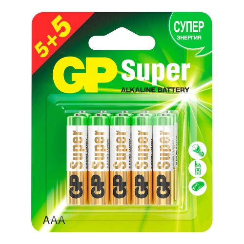 Батарейки GP Super AAA 10 шт