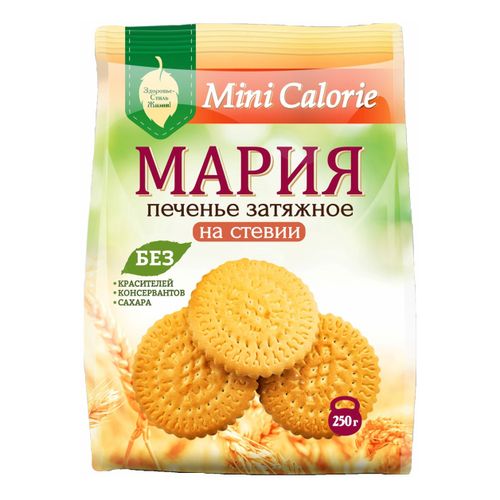 Печенье Mini Calorie Мария на стевии 250 г