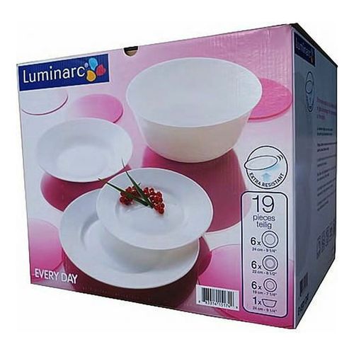 Набор столовой посуды Luminarc Эвридей 19 предметов - купить с ...