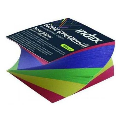Блок бумажный Index четырехцветный