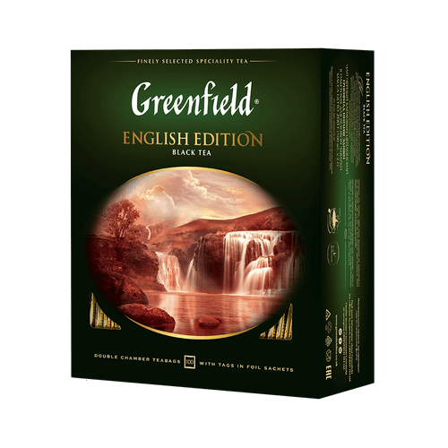 Чай черный Greenfield English Edition в пакетиках 2 г x 100 шт