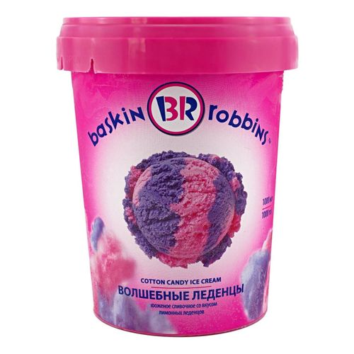 Мороженое сливочное Baskin Robbins Волшебные леденцы 600 г