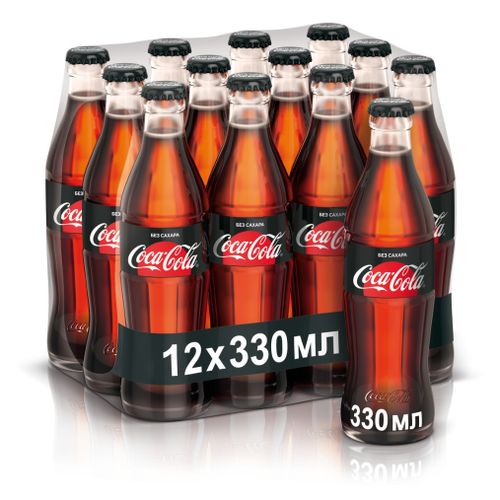 Газированный напиток Coca-Cola Zero 330 мл х 12 шт