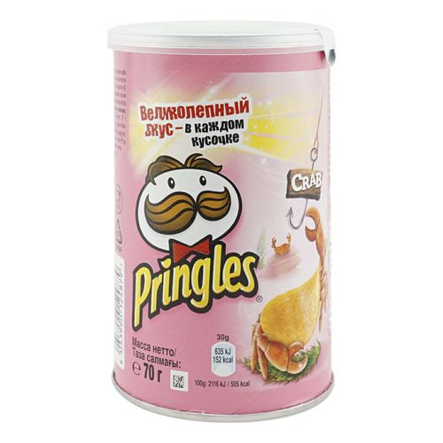 Чипсы картофельные Pringles со вкусом краба 70 г