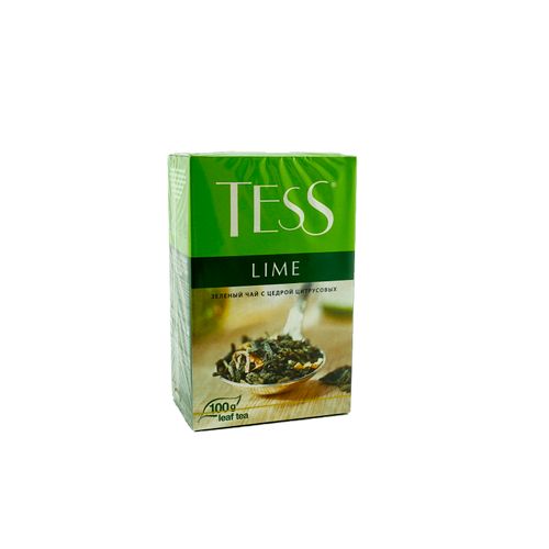 Чай зеленый Tess Lime с цедрой цитрусовых листовой 100 г