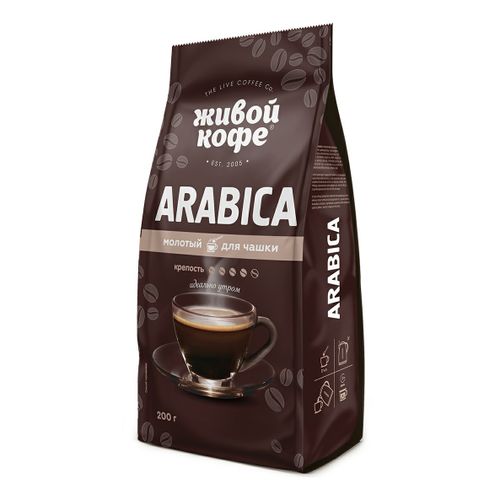Кофе Живой Кофе Arabica молотый 200 г