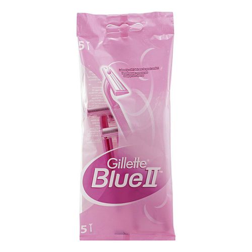 Бритвенные станки Gillette Blue II 2 лезвия одноразовые 5 шт