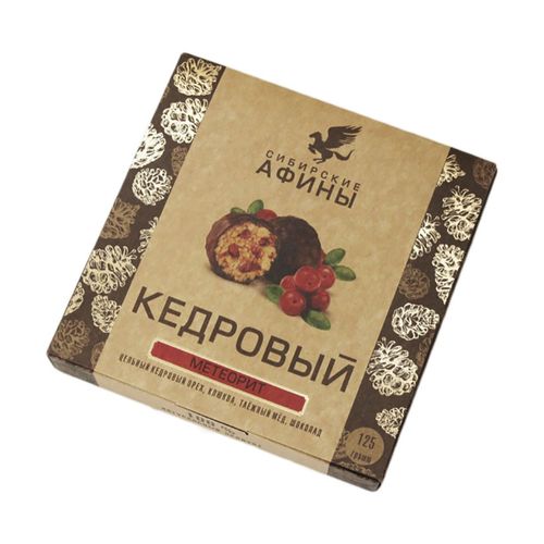 Набор конфет Сибирские Афины Кедровый метеорит с клюквой 160 г