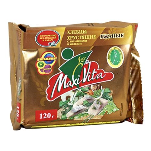 Хлебцы ржаные Maxi Vita с витамином С 120 г