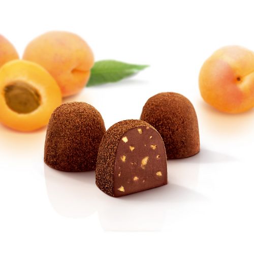 Конфеты шоколадные Победа Вкуса трюфели с кусочками абрикоса 180 г