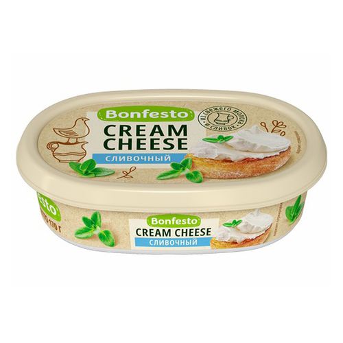 Сыр мягкий Bonfesto Cream Cheese 70% БЗМЖ 170 г