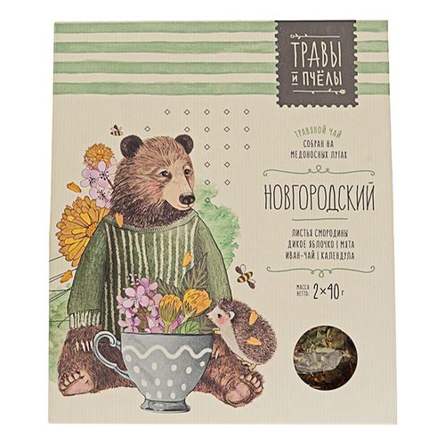 Чай травяной Травы и пчелы новгородский 80 г