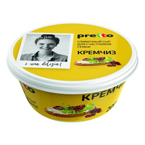 Творожный сыр Pretto Кремчиз 75% 200 г