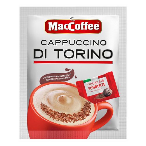 Кофейный напиток MacCoffee Cappuccino di Torino 3 в 1 растворимый 25,5 г х 20 шт