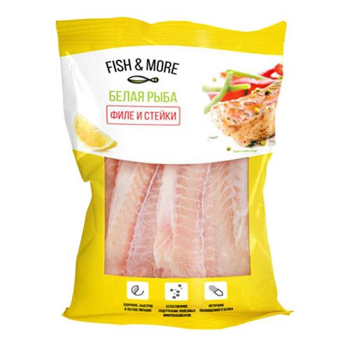 Белая рыба Fish & More филе и стейки 500 г