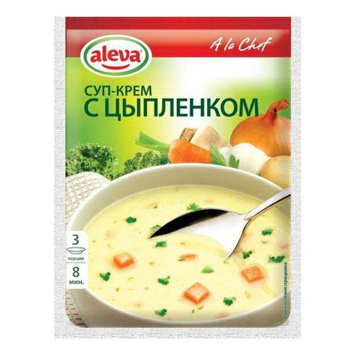 Суп-крем Aleva быстрого приготовления с цыпленком 49 г