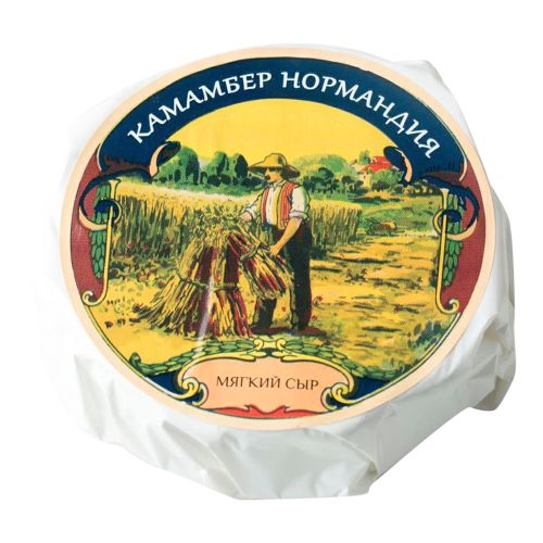 Сыр мягкий Нормандия Камамбер с белой плесенью 50% 125 г