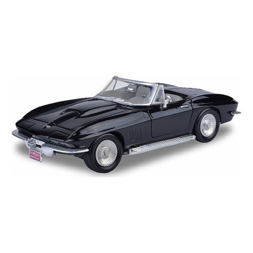 Модель автомобиля Motormax Corvette 1967 черный 1:24