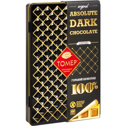 Плитка Томер горький шоколад 100% 90 г