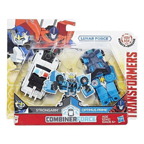Трансформеры Combiner Force Strongarm и Optimus Prime Transformers