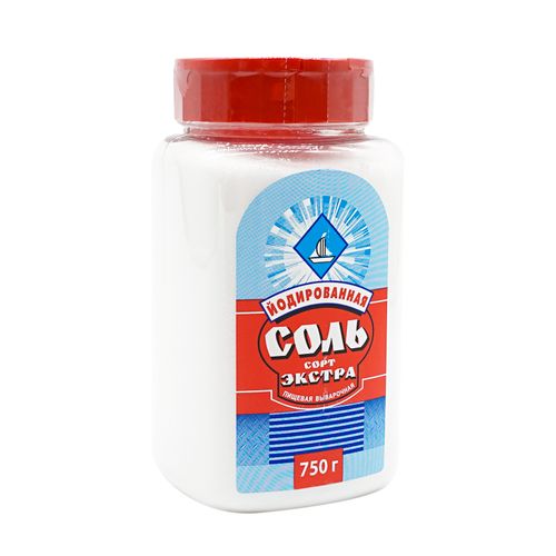 Соль ТДС пищевая экстра йодированная № 0 750 г