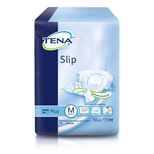 Подгузники для взрослых Tena Slip Plus р M 10 шт