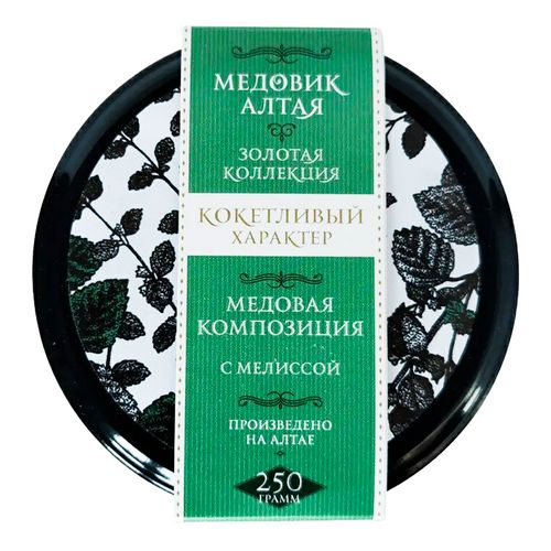 Мед Медовик Алтая Алтайский с мелиссой 250 г - купить с доставкой на ...