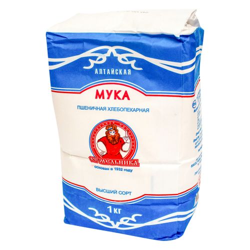 Мука От Мельника пшеничная хлебопекарная высшего сорта 1 кг - купить с ...