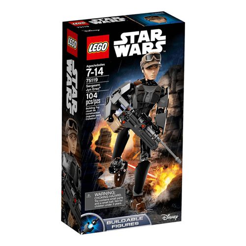 Пластмассовый конструктор Star Wars Сержант Джин Эрсо Lego 104 детали