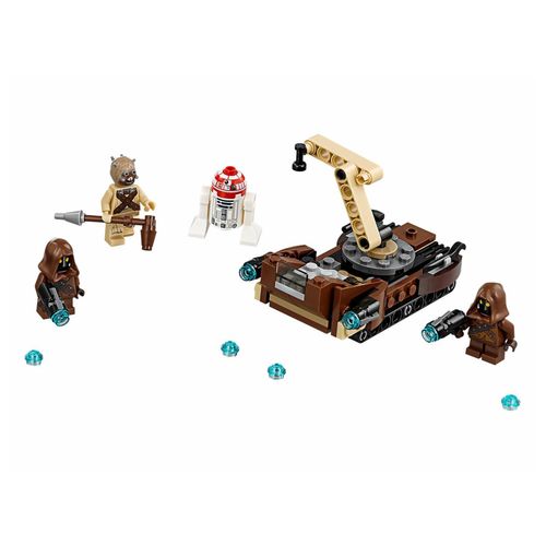 Пластмассовый конструктор Star Wars Боевой набор планеты Татуин Lego 97 деталей