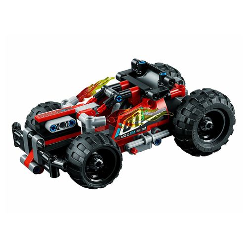 Пластмассовый конструктор Technic Красный гоночный автомобиль Lego 139 деталей