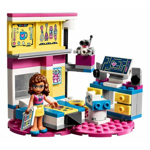 Пластмассовый конструктор Friends Комната Оливии Lego 163 детали