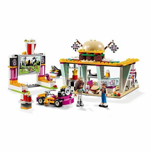 Пластмассовый конструктор Friends Передвижной ресторан Lego 345 деталей