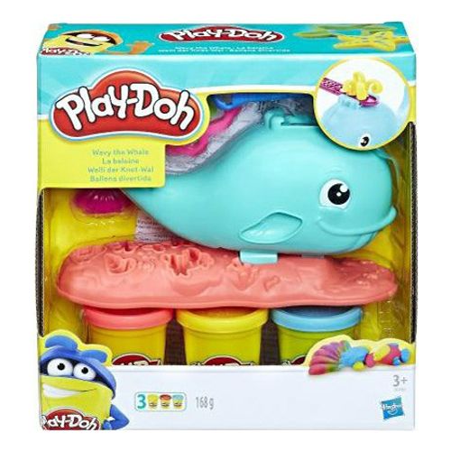 Набор для лепки Play-Doh Забавный китенок с формочками 3 цвета