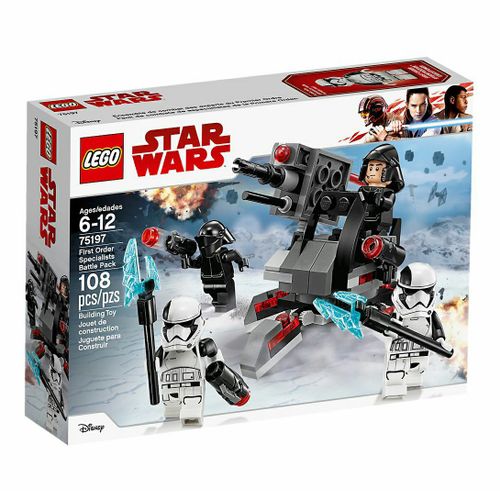 Пластмассовый конструктор Star Wars Боевой набор специалистов Первого Ордена Lego 108 деталей