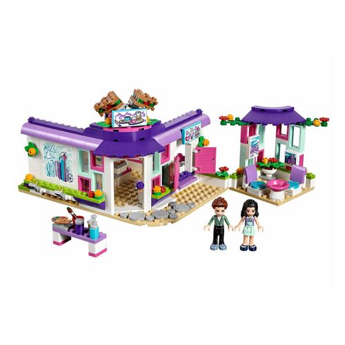 Пластмассовый конструктор Friends Арт-кафе Эммы Lego 378 деталей