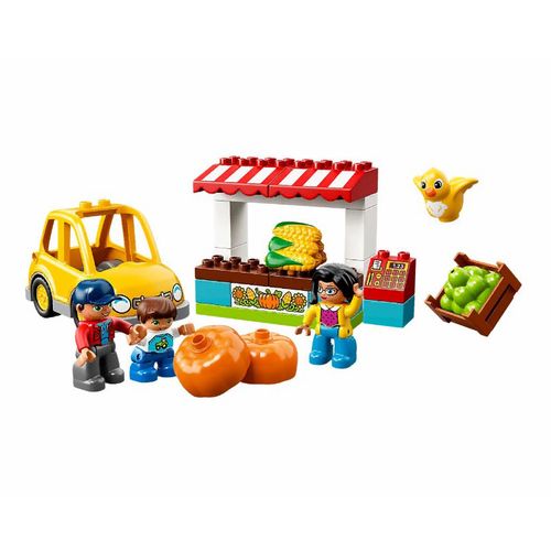 Пластмассовый конструктор Duplo Фермерский рынок Lego 26 деталей