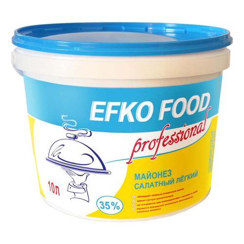 Майонез Efko Food Professional Салатный легкий 35% 9,5 кг