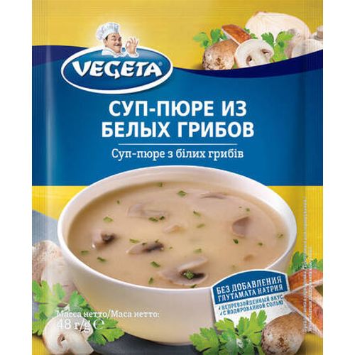 Суп-пюре Podravka из белых грибов 48 г