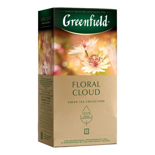 Чай зеленый Greenfield Floral Cloud в пакетиках 1,5 г х 25 шт
