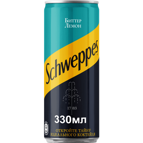 Газированный напиток Schweppes Биттер лимон 330 мл - купить с ...
