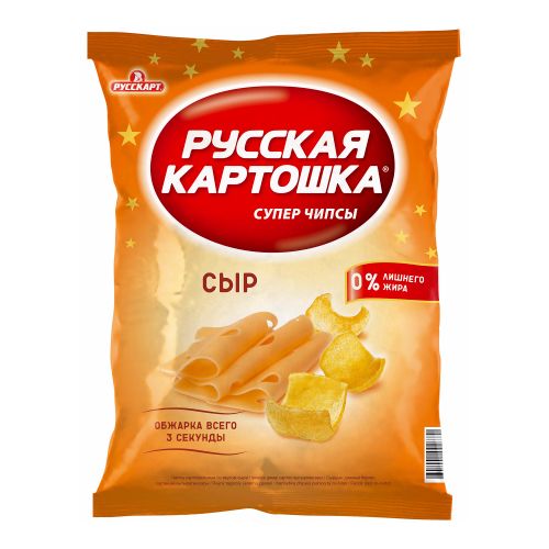Чипсы картофельные Русская Картошка сыр 150 г
