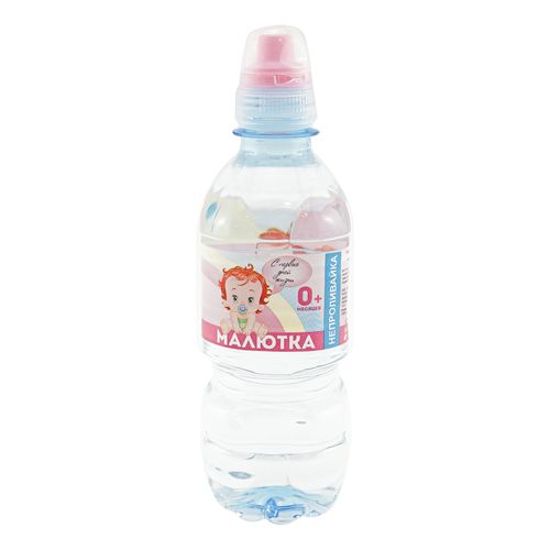 Вода детская питьевая Малютка негазированная с рождения 350 мл