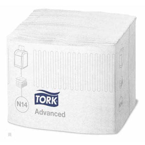 Салфетки бумажные Tork Xpressnap Fit № 14 для диспенсеров 21,3 x 16,5 см белые 120 листов х 36 упаковок