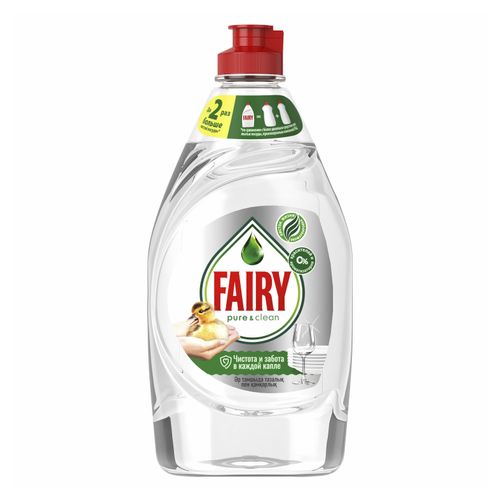 Жидкость для мытья посуды Fairy Pure & Clean 450 мл