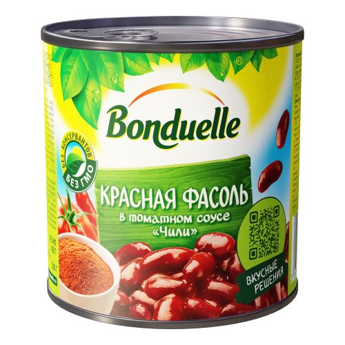Фасоль Bonduelle красная в томатном соусе чили 400 г